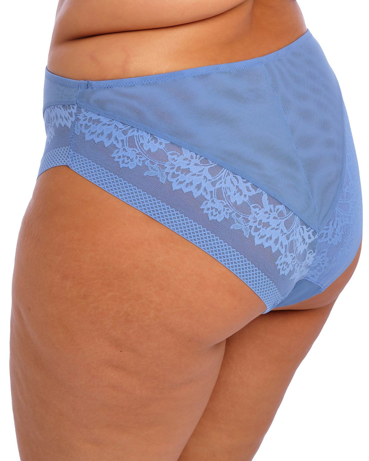 Elomi Nerina High Leg Brief - Cornflower Blue - Fashion