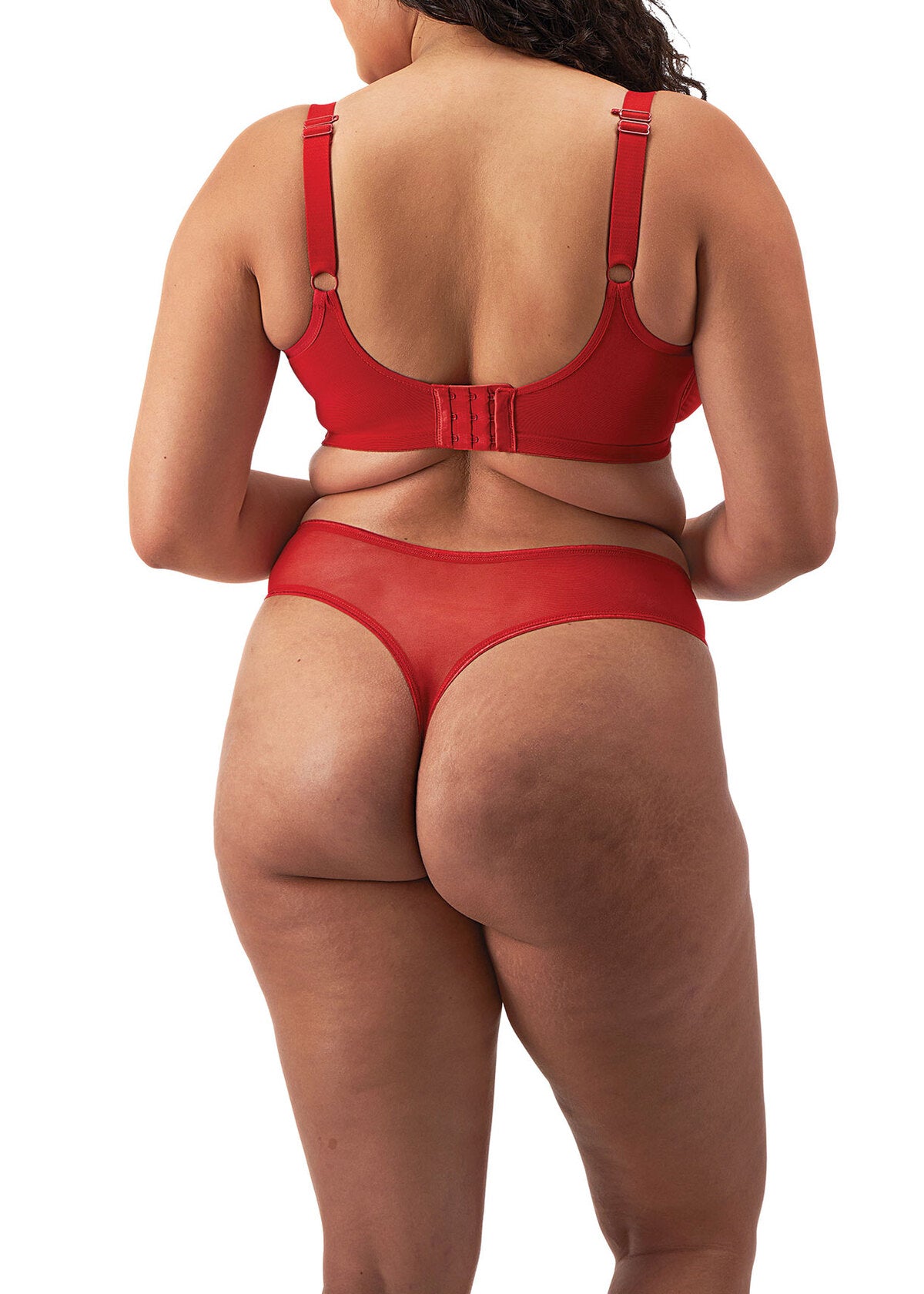 Elomi Matilda Thong Brief - Haute Red - Fashion