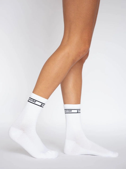 Pear Varsity Pear Crew Compression Socks