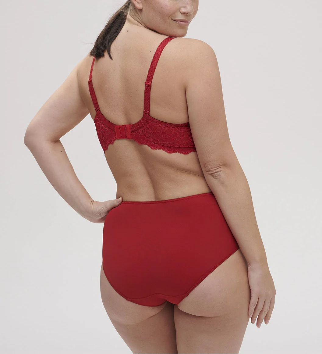 Simone Pérèle Caresse 3D Plunge Bra - Tango Red - Fashion