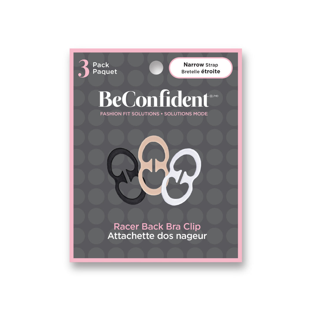 BeConfident Racer Back Bra Clip (3 Pack)