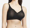 The Chantelle wireless bra in black