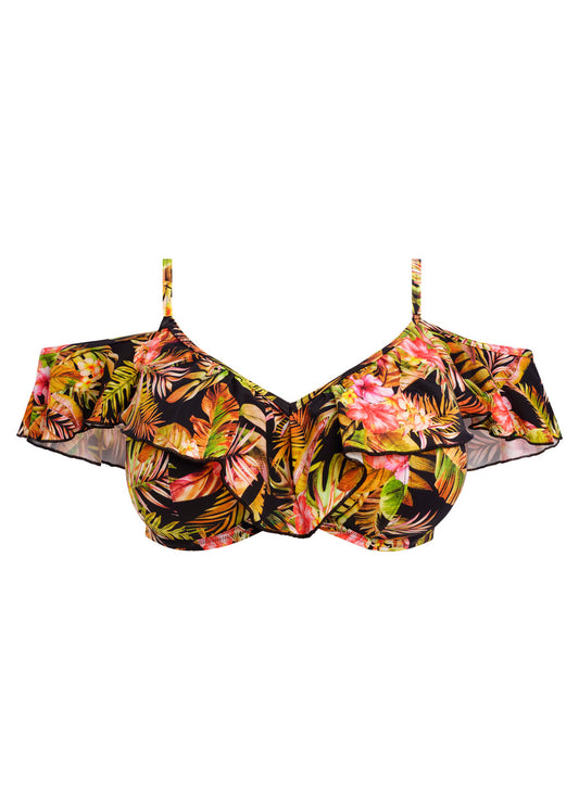 Elomi Tiger Valley Plunge Bikini Top