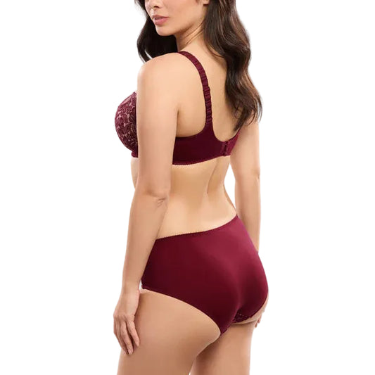 Empreinte Agathe Low Neck Underwire Bra - Amarante - Fashion