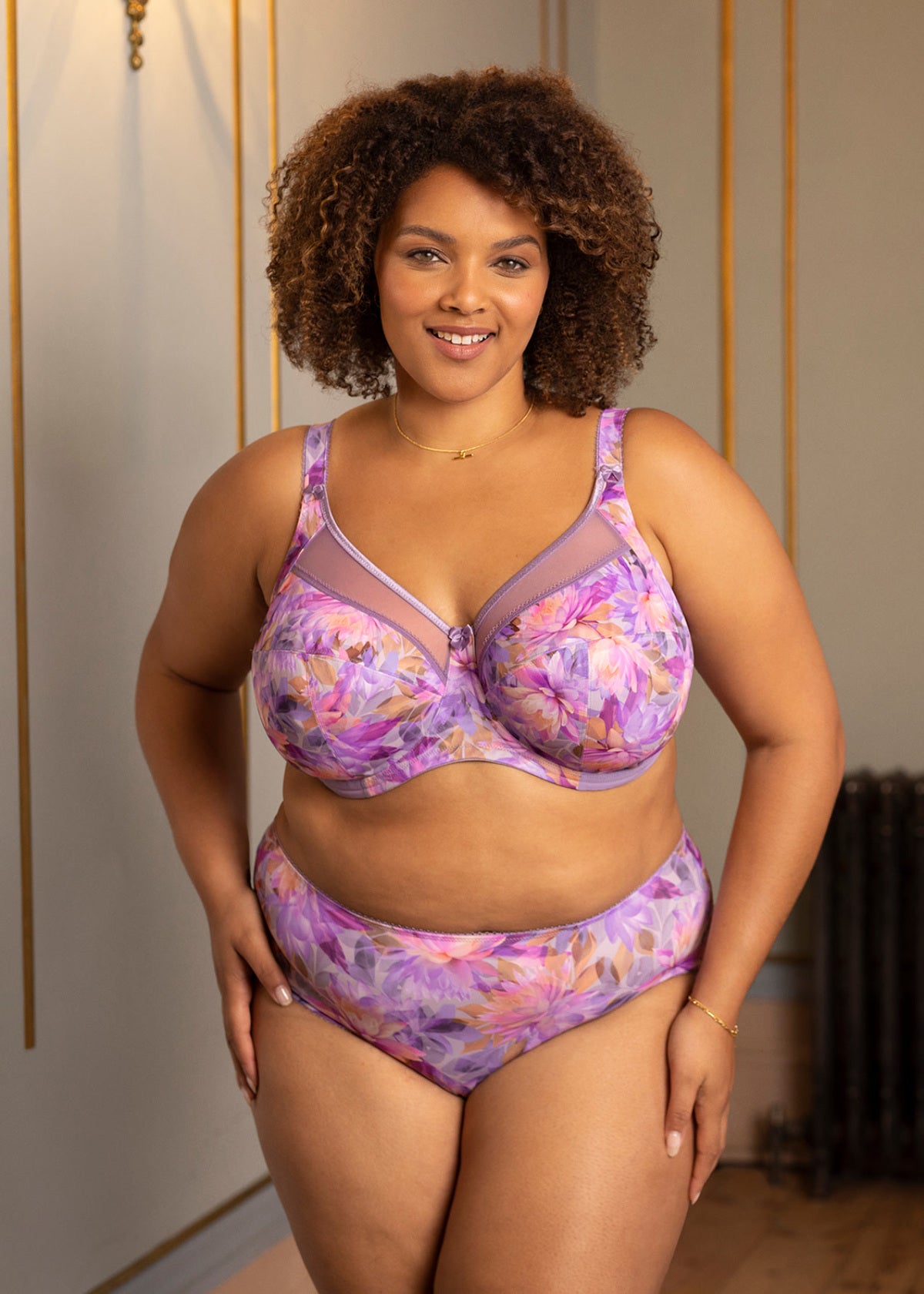 Goddess Kayla Banded Underwire Bra - Lotus - Fashion