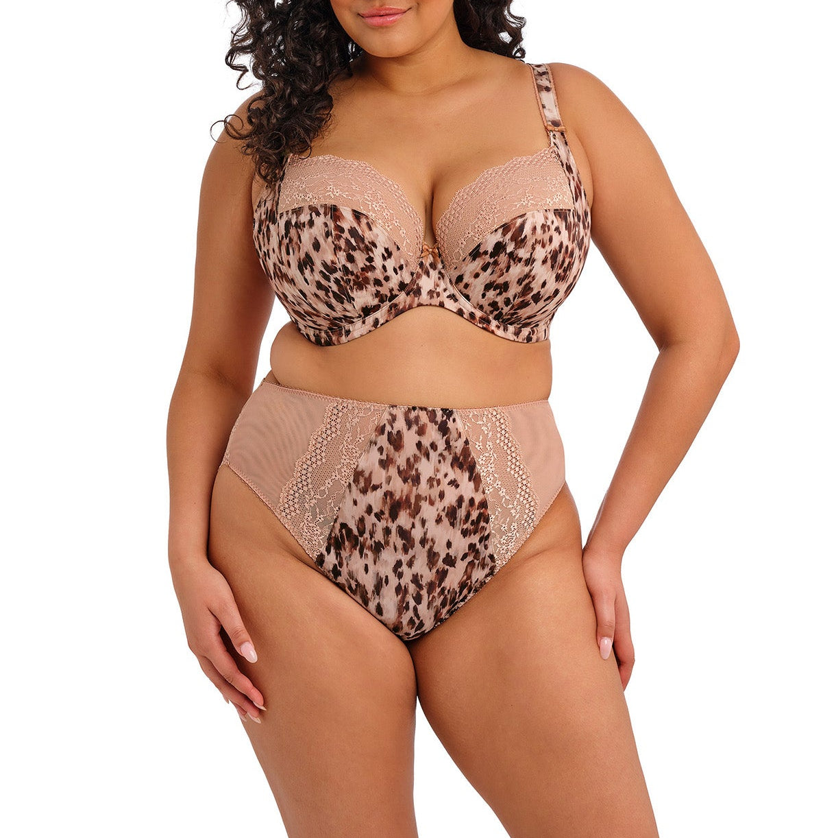 Elomi Lucie Stretch Plunge Bra - Wildcat - Fashion