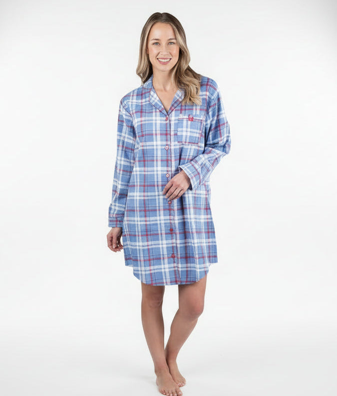 Patricia Plaid Sleepshirt