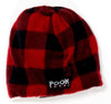 Pook Toque side view in Gray and Red