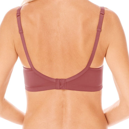 Amonea Ivy Wireless Pocketed Bra in Sparkly Rouge