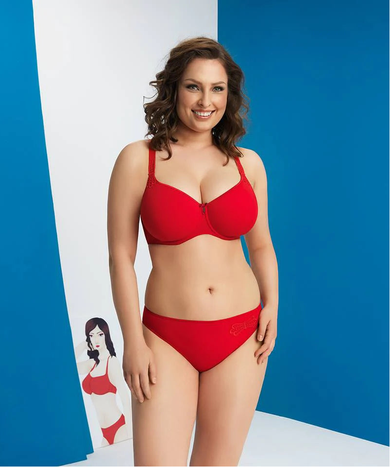 Corin Virginia Spacer Bra - Red - Fashion