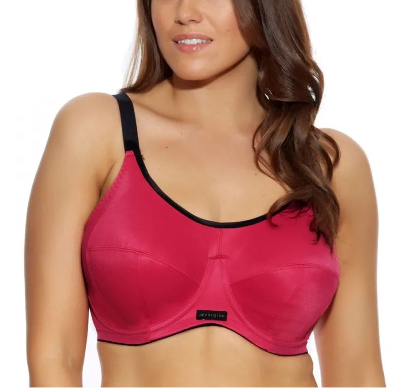 Elomi Energise Sports Bra - Pomegranate - Fashion