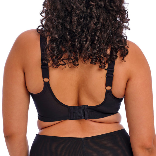 Black Dot Elomi Matilda Underwire Plunge Bra