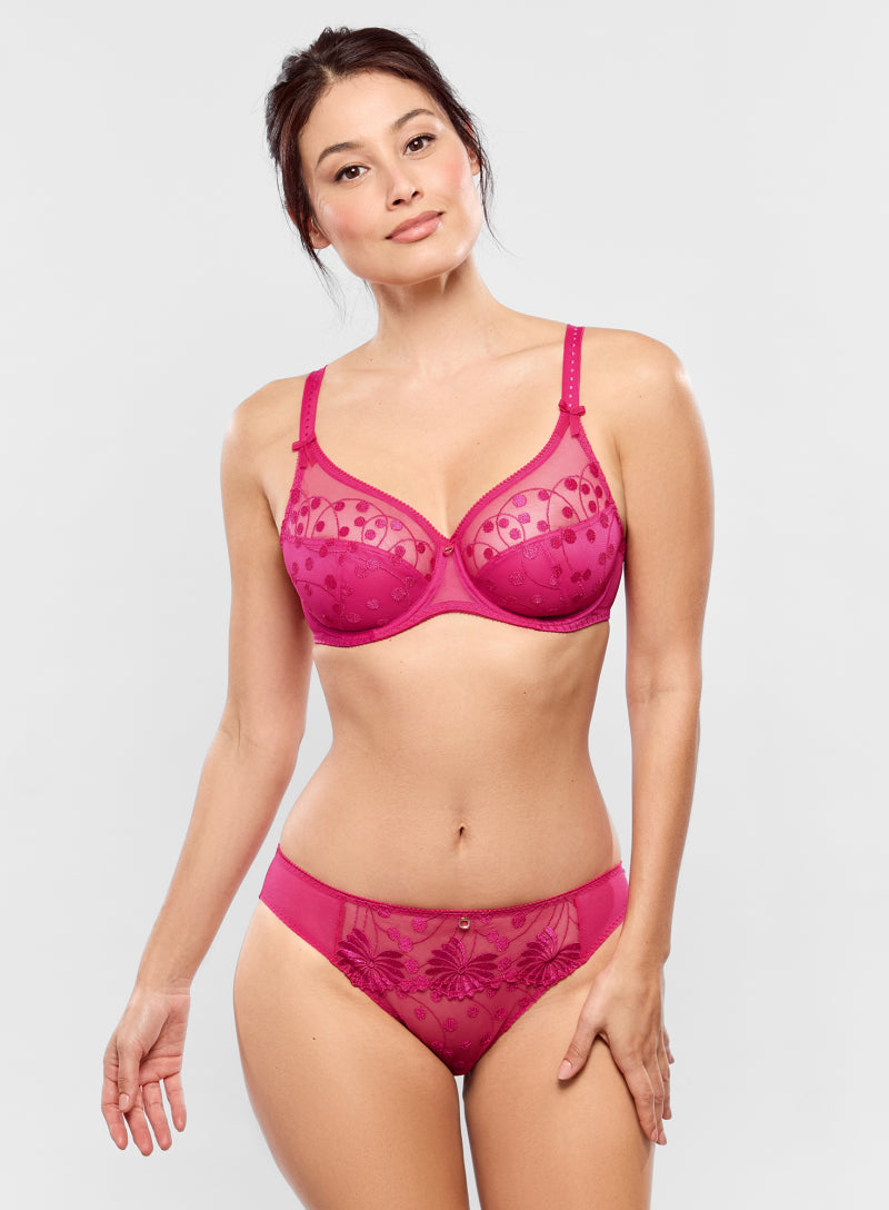 Empreinte Tess Full Cup Underwire Bra - Rose Samba - Fashion