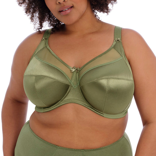 Goddess Keira Banded Underwire Bra - Olive