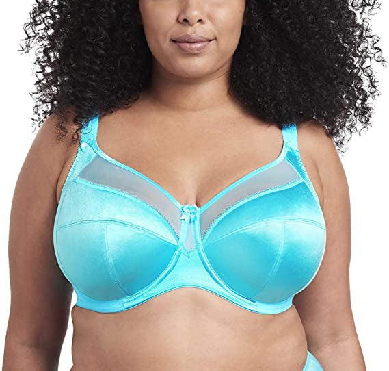 Goddess Keira Banded Underwire Bra - Aqua - Fashion