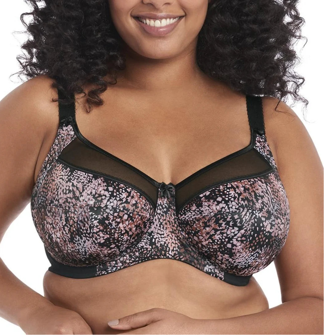 Goddess Kayla Banded Underwire Bra - Dark Leopard Print - Fashion