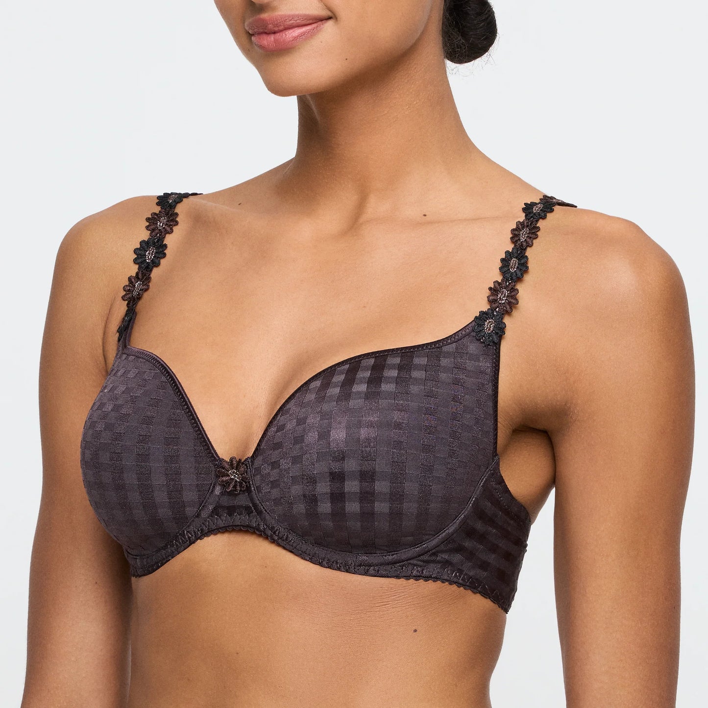 Marie Jo Avero Padded Heart Shape Convertible T-Shirt Bra - Sweet Chocolate - Fashion