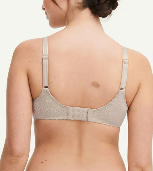 Chantelle C Magnifique Molded Wire Bra - Stone Grey - Fashion