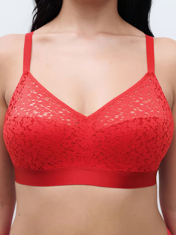 Chantelle Norah Wirefree Bra - Poppy Red - Fashion
