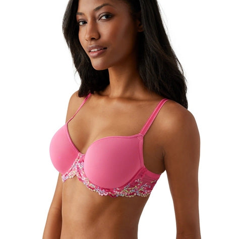 Hot Pink Wacoal Embrace Lace Underwire T-Shirt Bra