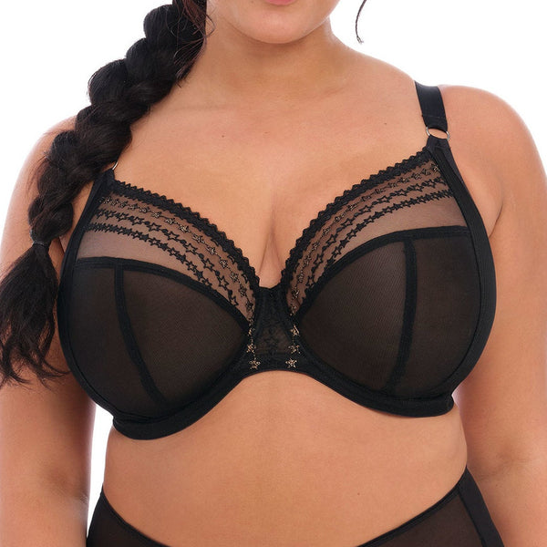 Police Auctions Canada - Women's Elomi Matilda Unlined Underwire Plunge Bra  - Size 36J (519208L)