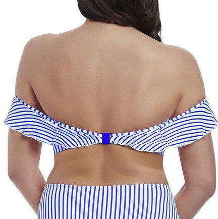 Freya Swim Totally Stripe Bardot Bikini Top - SALE