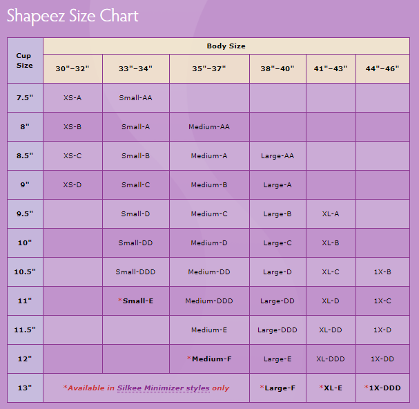 Shapeez Tankee Long sizing guide