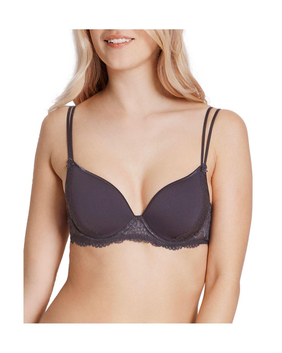 Simone Pérèle Promesse 3D Plunge Spacer Bra grey/deep charcoal