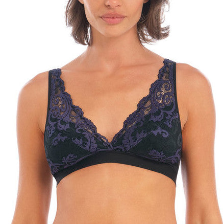 Bralette in Lace Blue Underwire Lingerie -  Canada