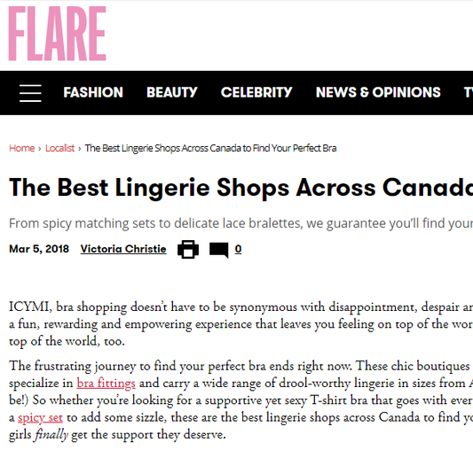 See Our Store Featured in FLARE Magazine's Online Localist Feature