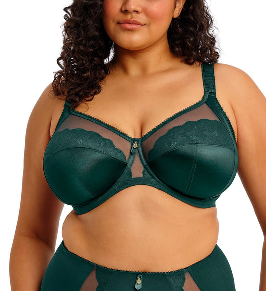 Elomi Cate Allure Underwire Bra - Deep Emerald - Fashion
