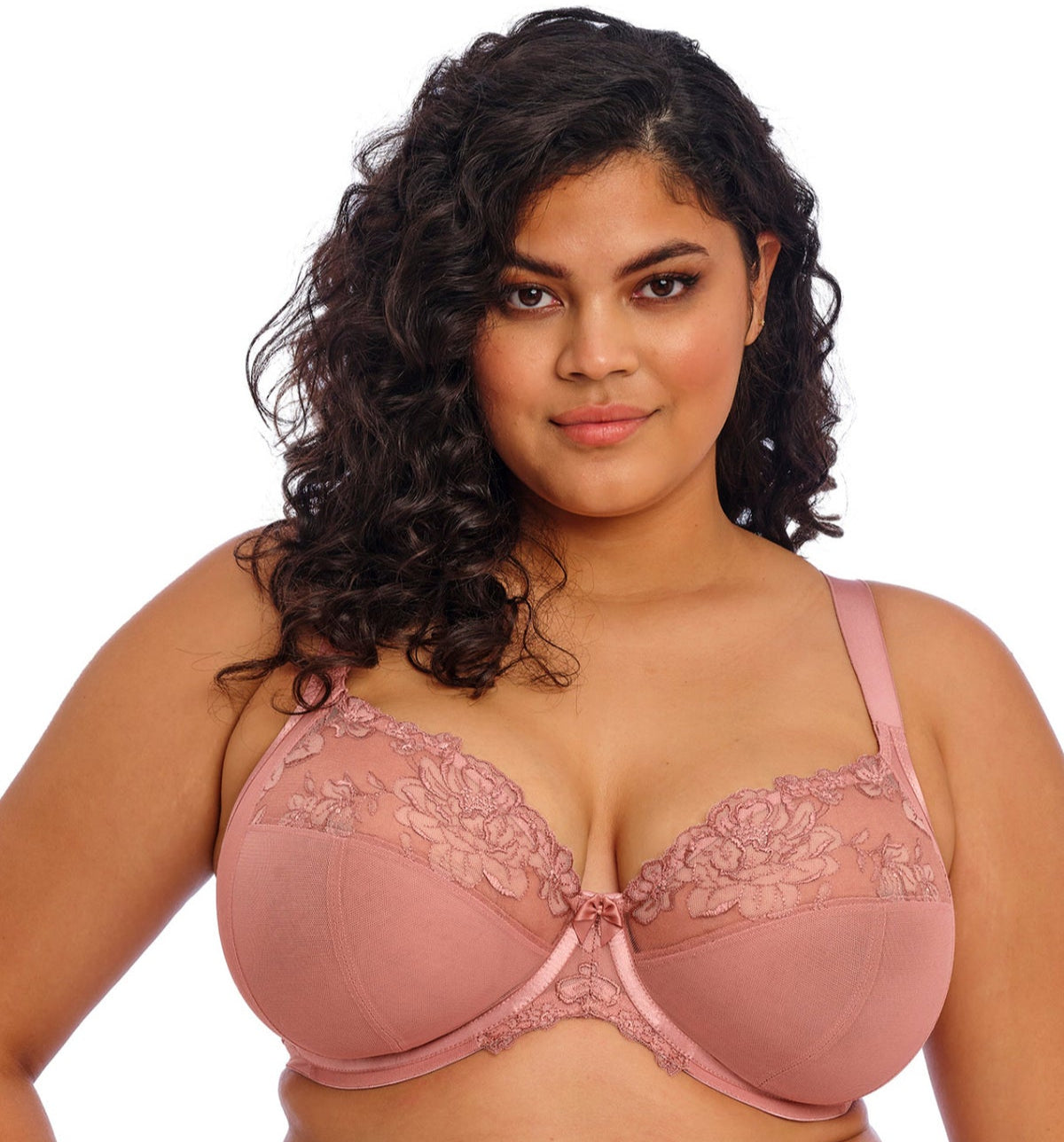 Elomi Tegan Plunge Bra - Ash Rose