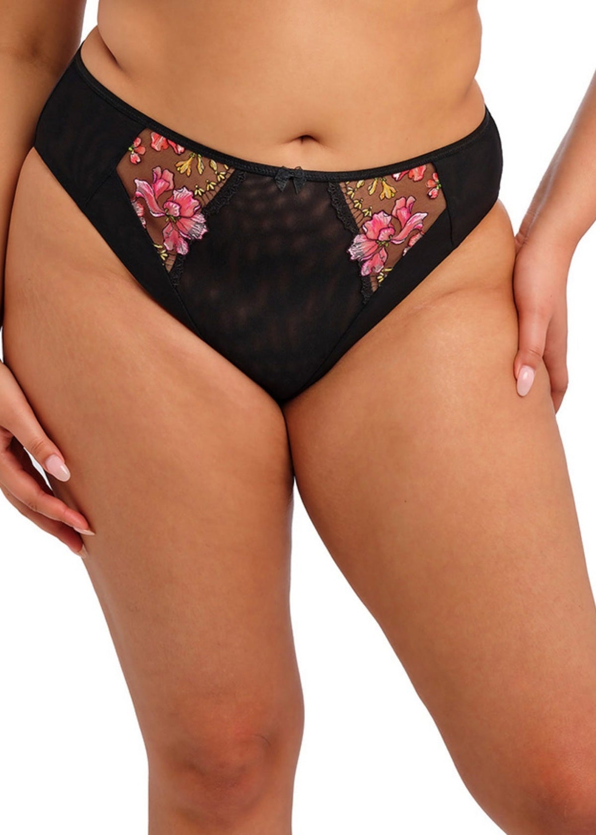Elomi Teagan High Leg Brief - Rainbow - Fashion