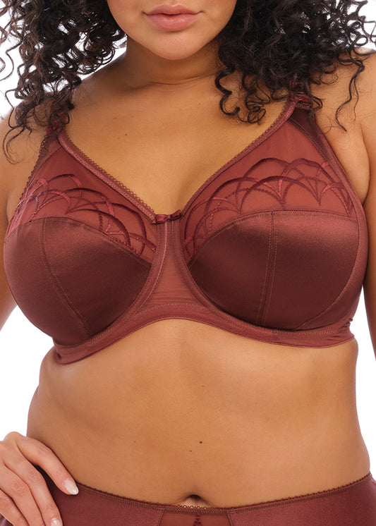 Elomi Cate Full Cup Banded Bra - Dark Copper - Fashion