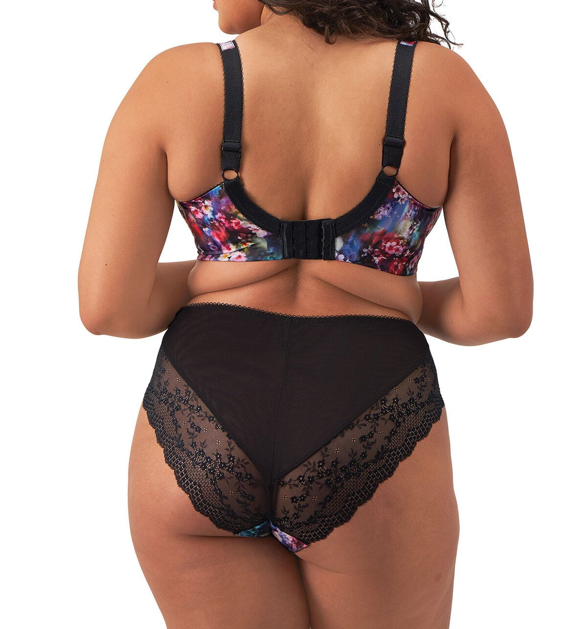 Elomi Lucie Underwired Plunge Bra - Cherry Blossom - Fashion