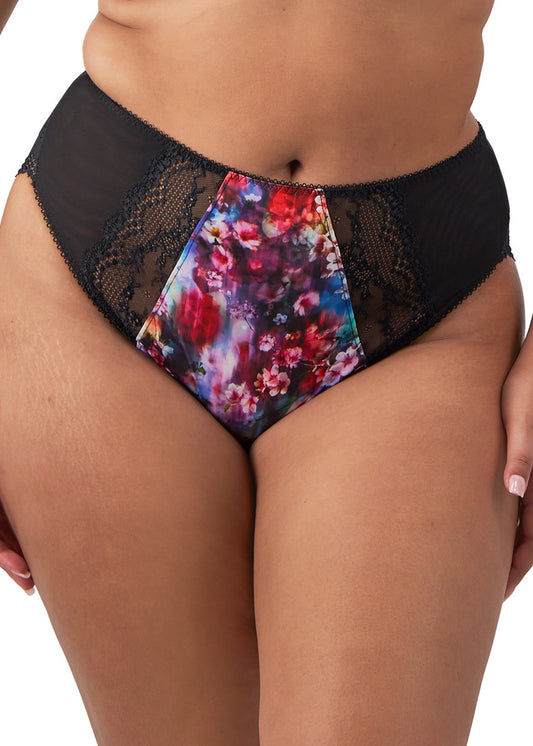 Elomi Lucie High Leg Brief - Cherry Blossom - Fashion