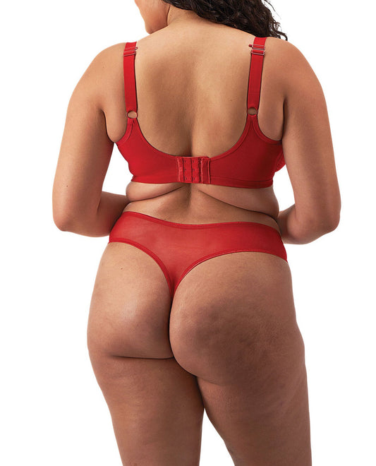 Elomi Matilda Underwire Plunge Bra - Haute Red - Fashion