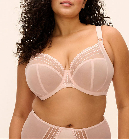 Elomi Matilda Underwire Plunge Bra - Pearl Blush - Fashion