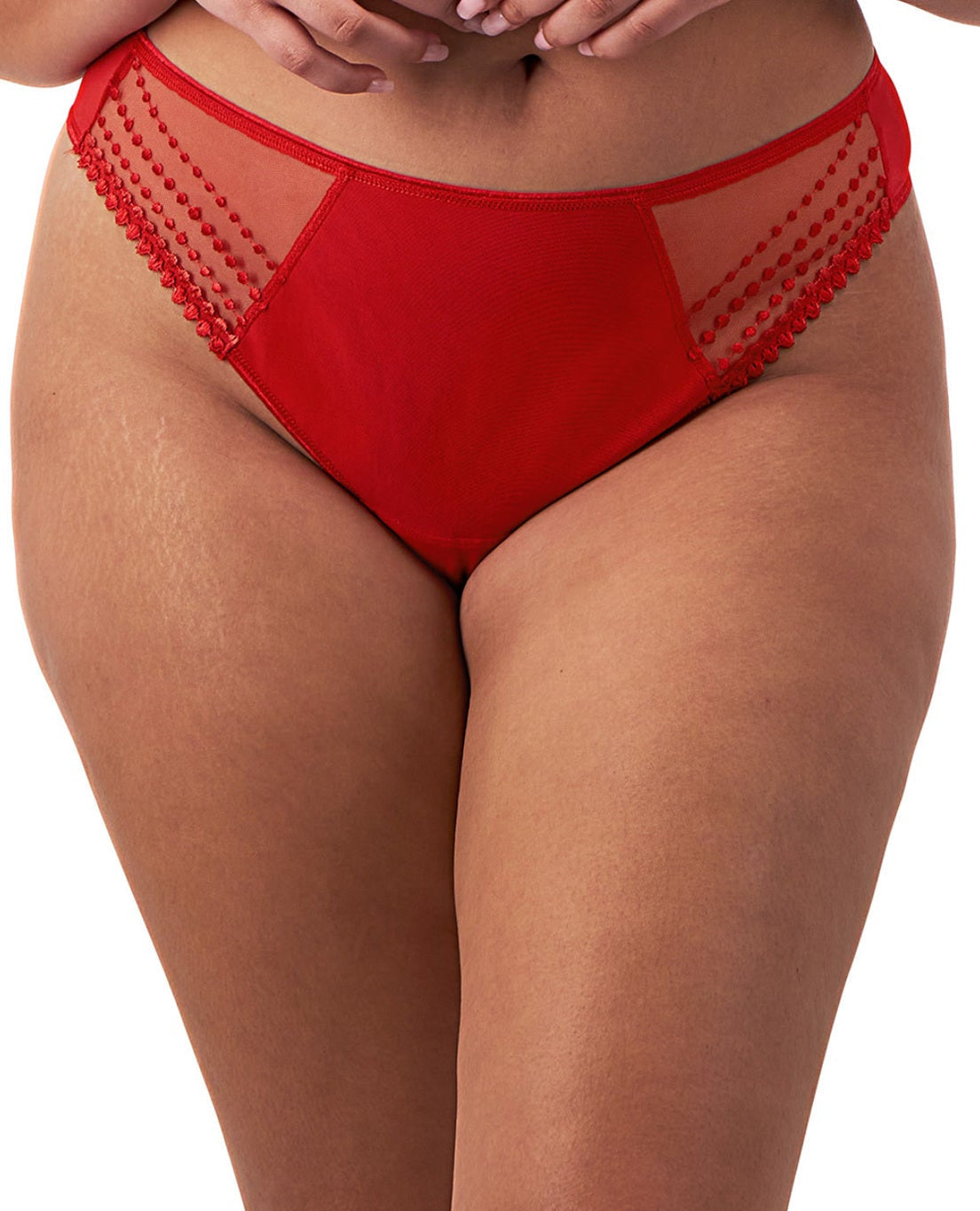 Elomi Matilda Thong Brief - Haute Red - Fashion
