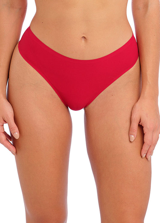 Fantasie Smoothease Stretch Thong - Red - Fashion