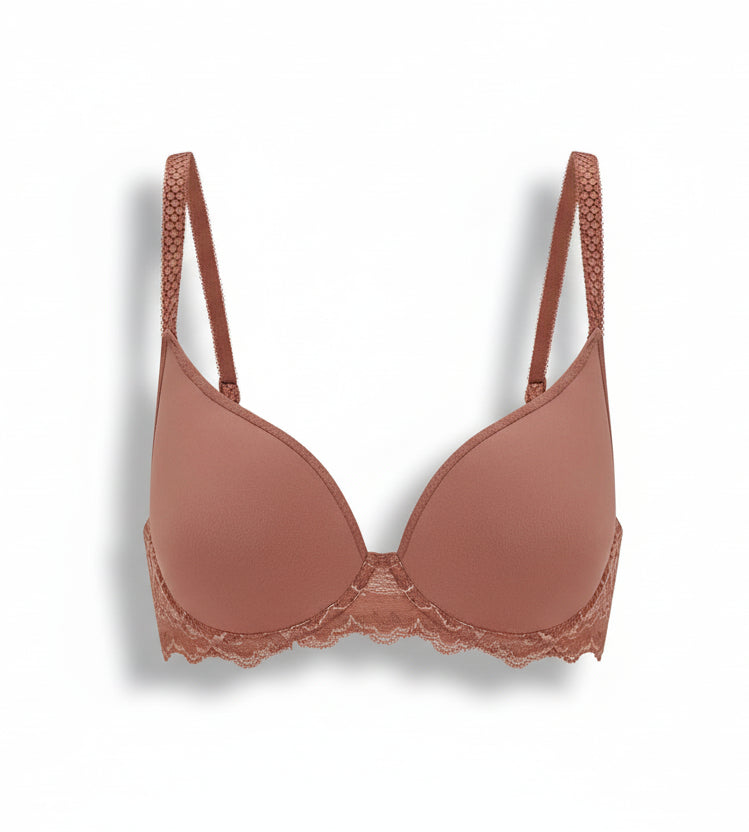 Simone Pérèle Caresse 3D Plunge Bra - Coco Brown - Fashion