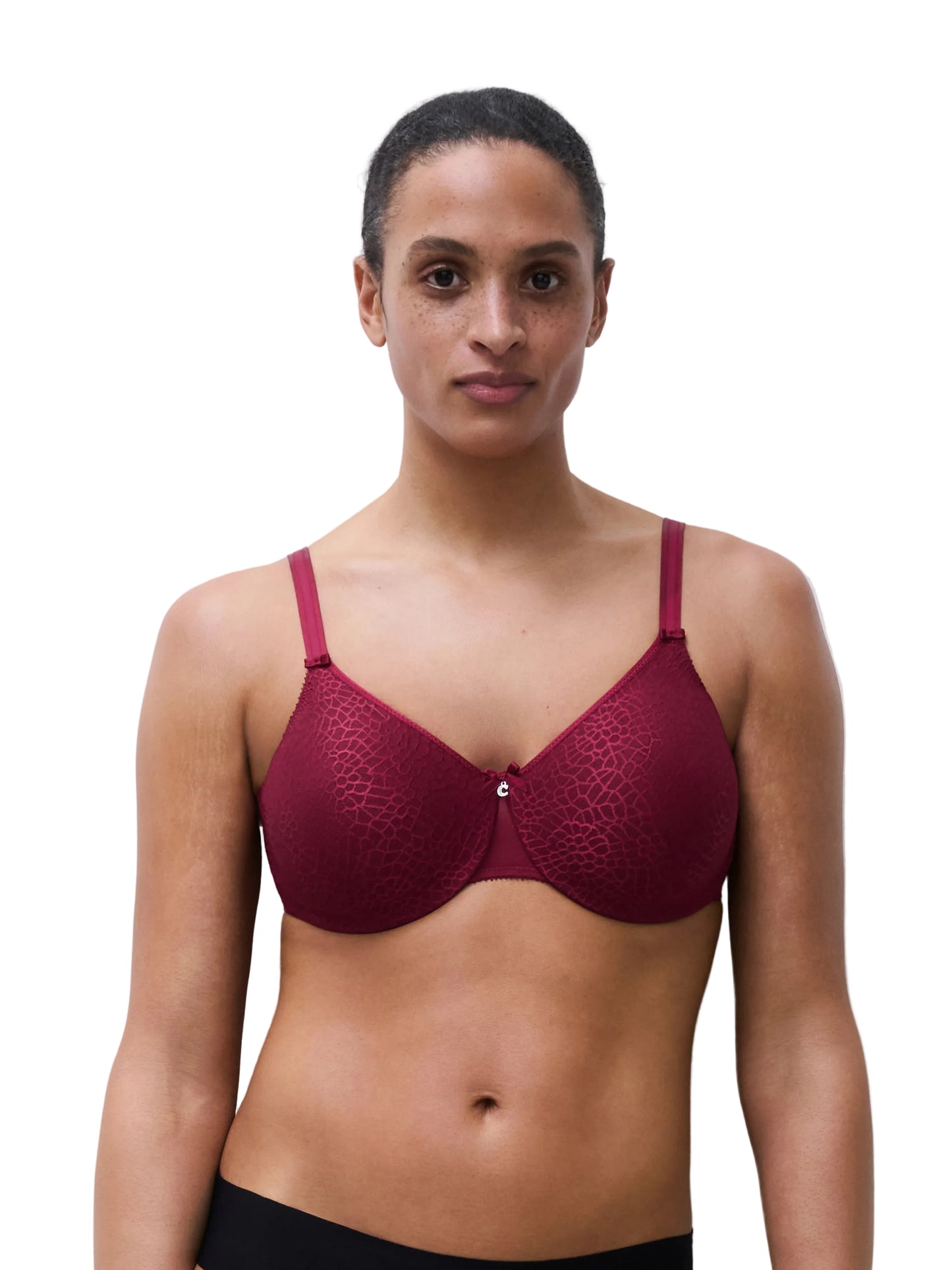 Chantelle C Magnifique Molded Wire Bra -Raspberry Pink - Fashion