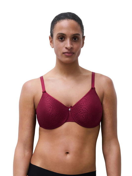 Chantelle C Magnifique Molded Wire Bra -Raspberry Pink - Fashion