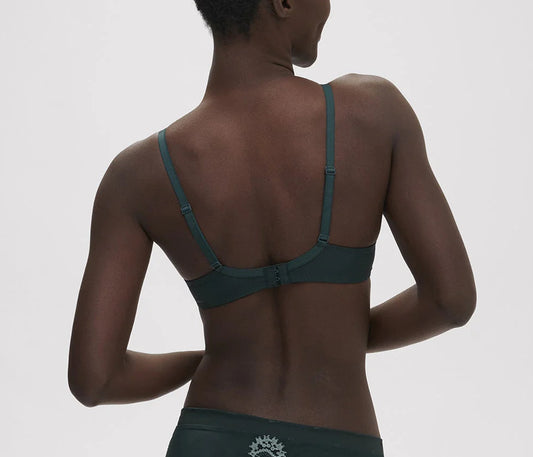 Simone Pérèle Wish Triangle Plunge Bra - Kolasi Green - Fashion