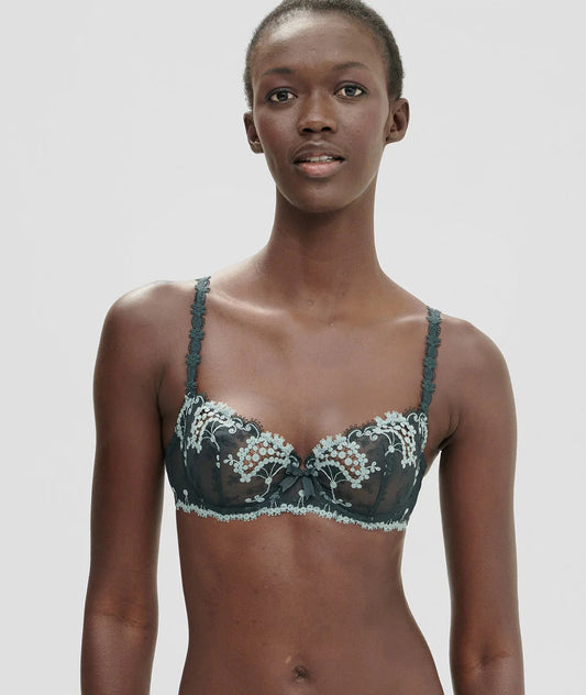 Simone Pérèle Wish Half Cup Bra - Kolsaï Green - Fashion