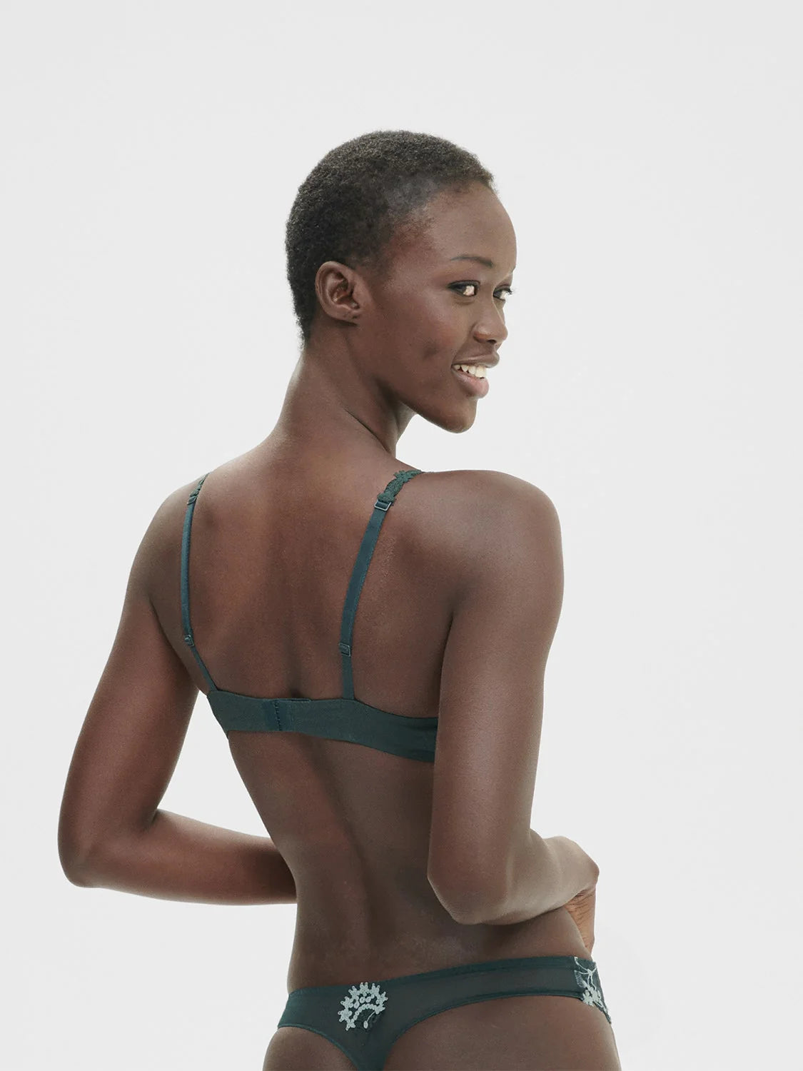 Simone Pérèle Wish Half Cup Bra - Kolsaï Green - Fashion