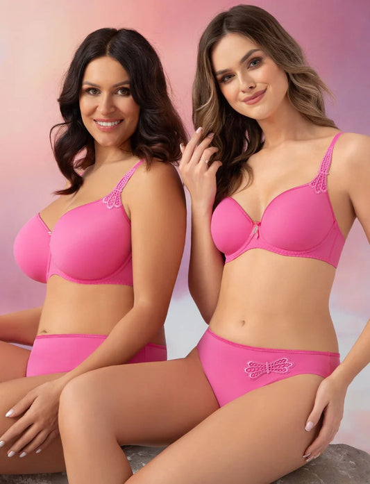Corin Virginia Spacer Bra  in Pink Ribbon