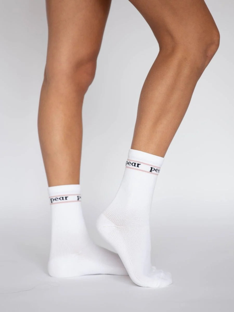 Pear Varsity Pear Crew Compression Socks