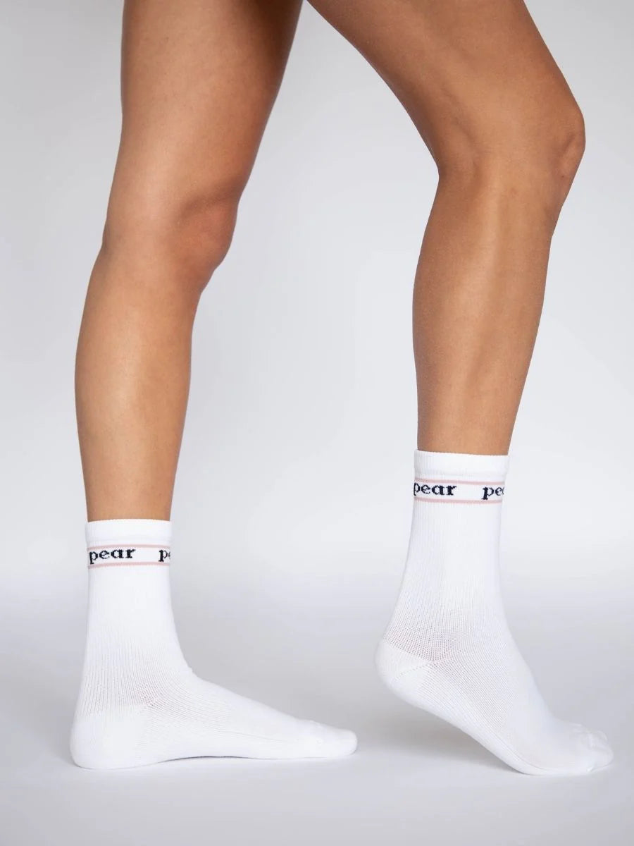 Pear Varsity Pear Crew Compression Socks
