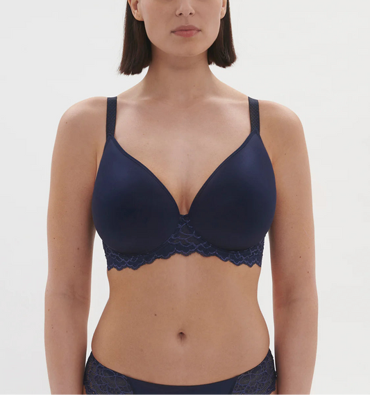 Simone Pérèle Caresse 3D Plunge Bra - Ink Blue - Fashion